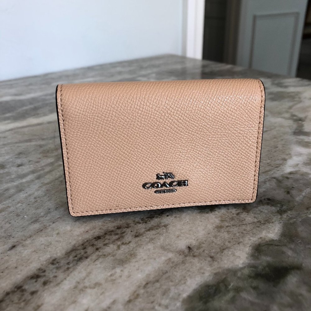 NWT Coach Compact Wallet/Card Case